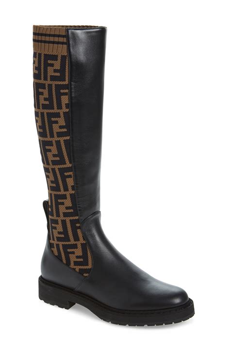 fendi rockoko logo boots|More.